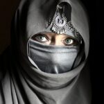 woman, veil, veiled